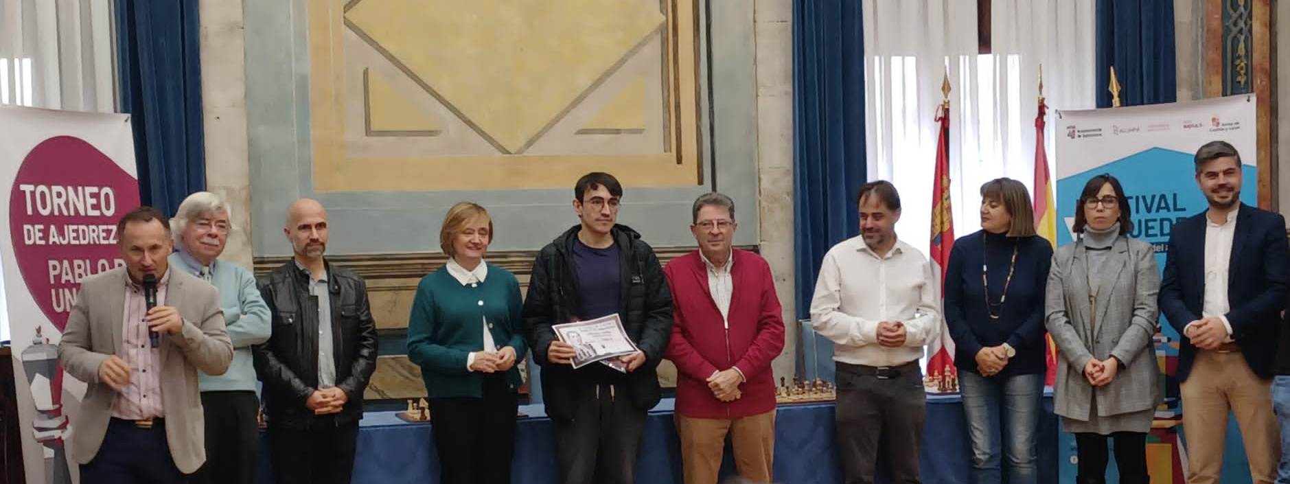 Jesús Martín Duque gana el III Torneo de Ajedrez Pablo de Unamuno
